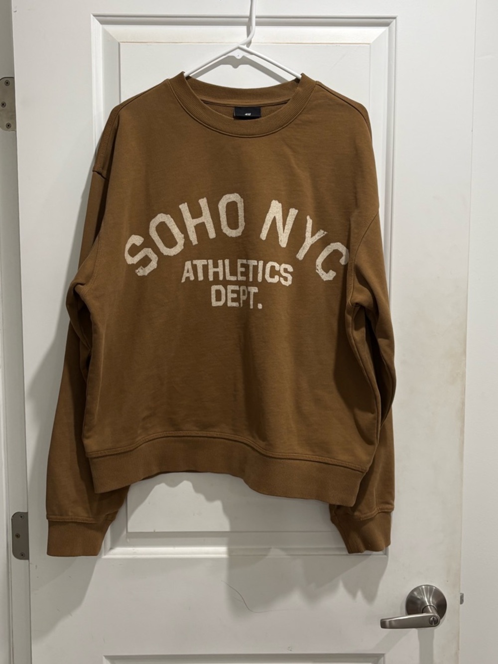 Men’s loose for crewneck pullover